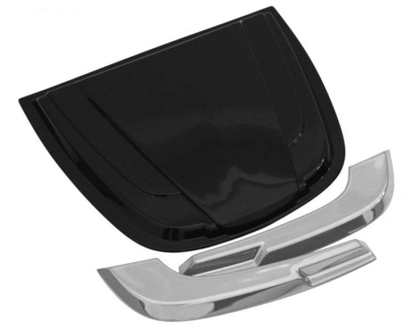 AVS 80010 Universal Hood Scoop - Smoke