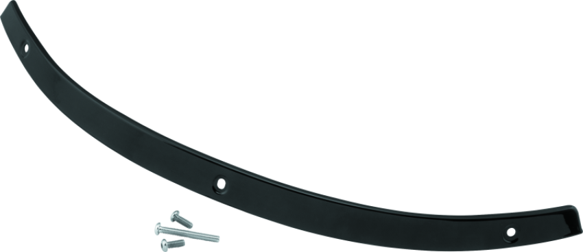 Kuryakyn 1389 Smooth Windshield Trim 14-Up Touring Gloss Black