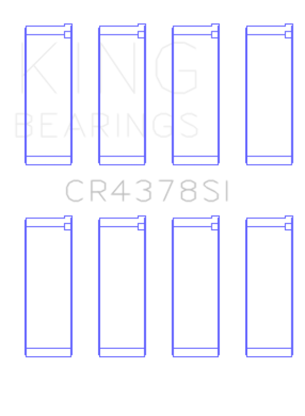King Engine Bearings CR4378SI0.75 Hyundai G4Hc/G4Hg Epsilon/(Size +0.75mm) Connecting Rod Bearing Set