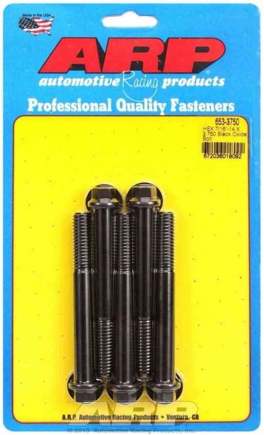 ARP ARP653-3750 Bolt Kit - 6pt. (5) 7/16-14 x 3.750