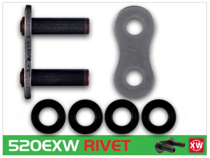 RK Chain 520EXW-RL 520EXW Rivet Link - Natural