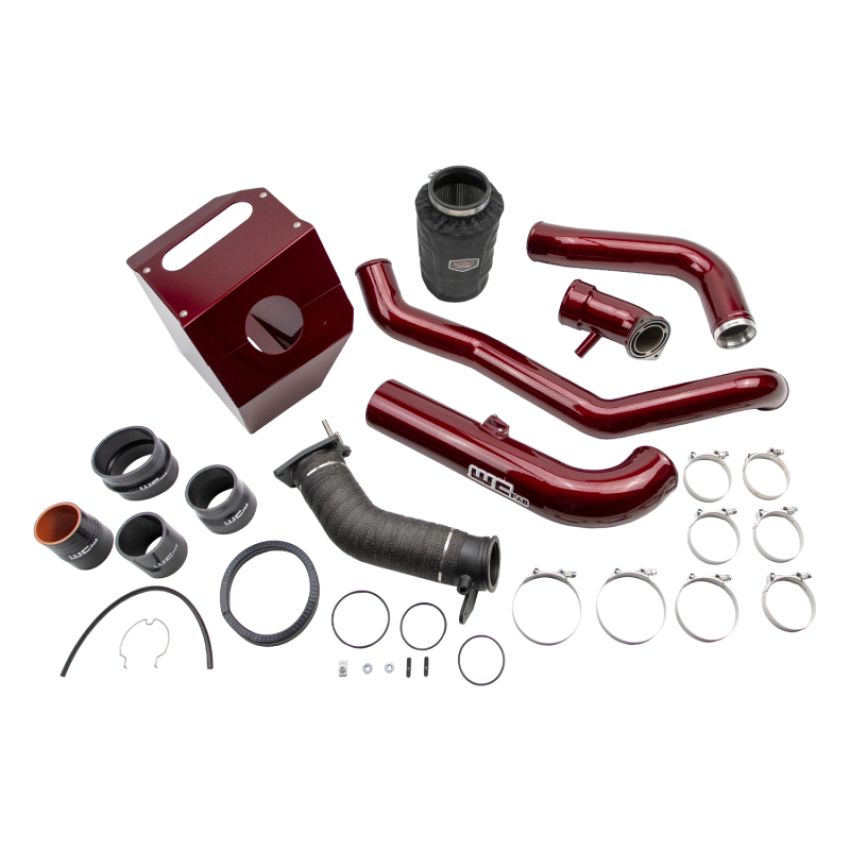 Wehrli WCF100403-RED 17-19 Chevrolet L5P Duramax High Flow Intake Bundle Kit - Red