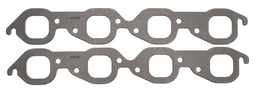 SCE GASKETS 413182 BBC SMALL SQUARE GRAPH-FORM 1/8 THK EXH GASKETS