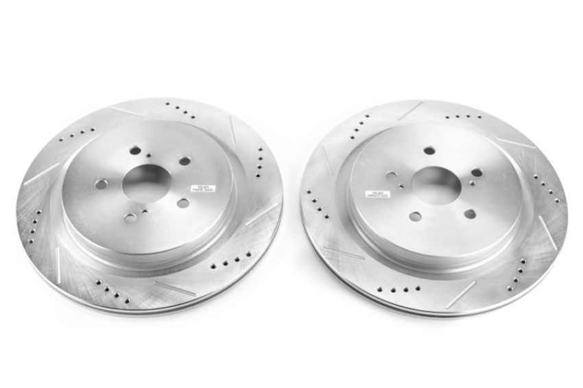 PowerStop JBR1737XPR PowerStop Evolution Performance Drilled, Slotted & Plated Brake Rotor Pair