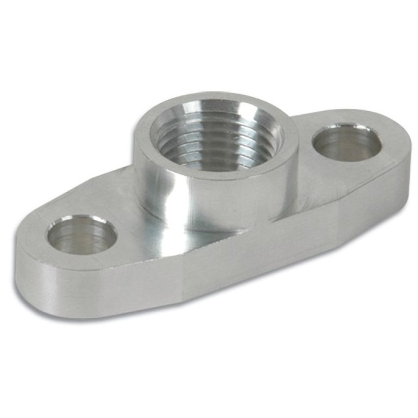 Vibrant Performance 2853 Aluminum Oil Flange for GT37-GT55R (Tapped - 1/2