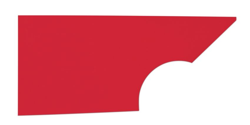 FIVESTAR FIV34001-27351-RR Qtr Panel High Impact Plastic Red Right