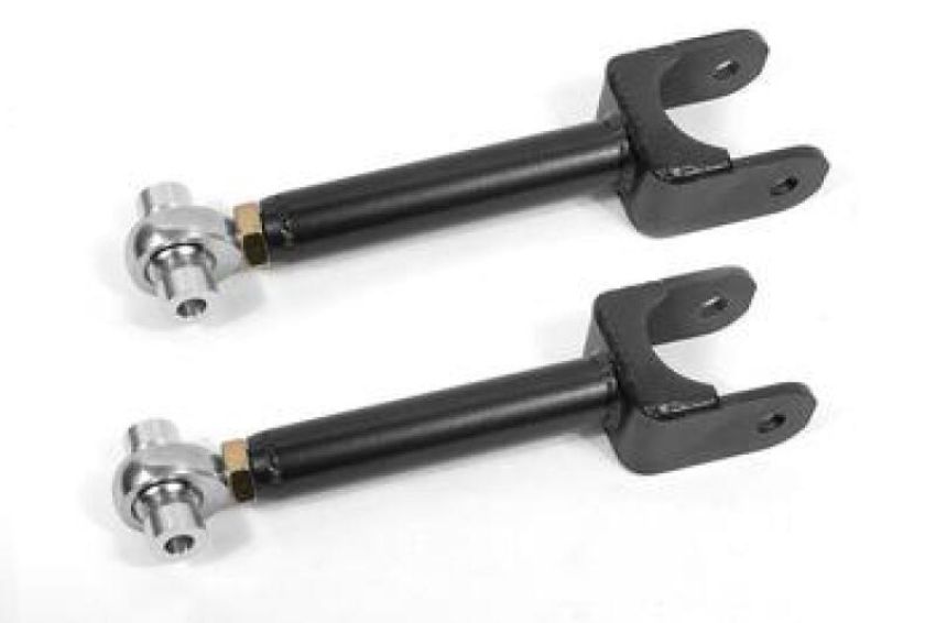 BMR Suspension UCA461H BMR 78-87 G-Body Upper Control Arms DOM Single Adj Rod Ends - Black Hammertone