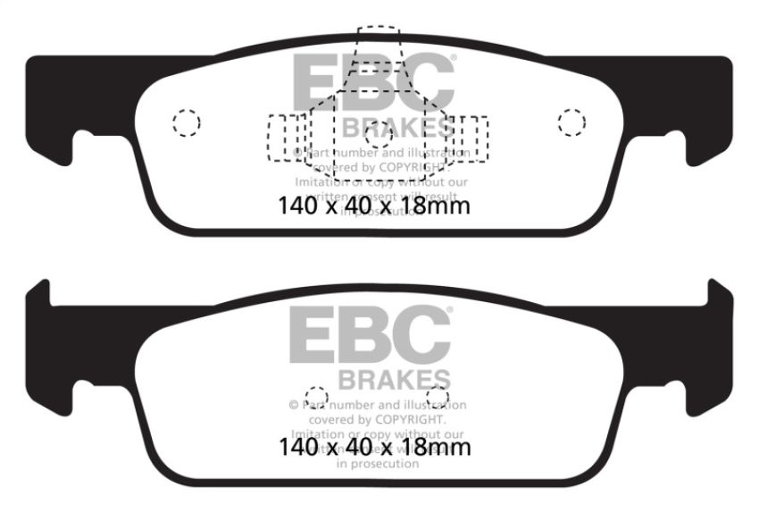 EBC Brakes DP22146 Greenstuff 2000 Series Sport Brake Pads