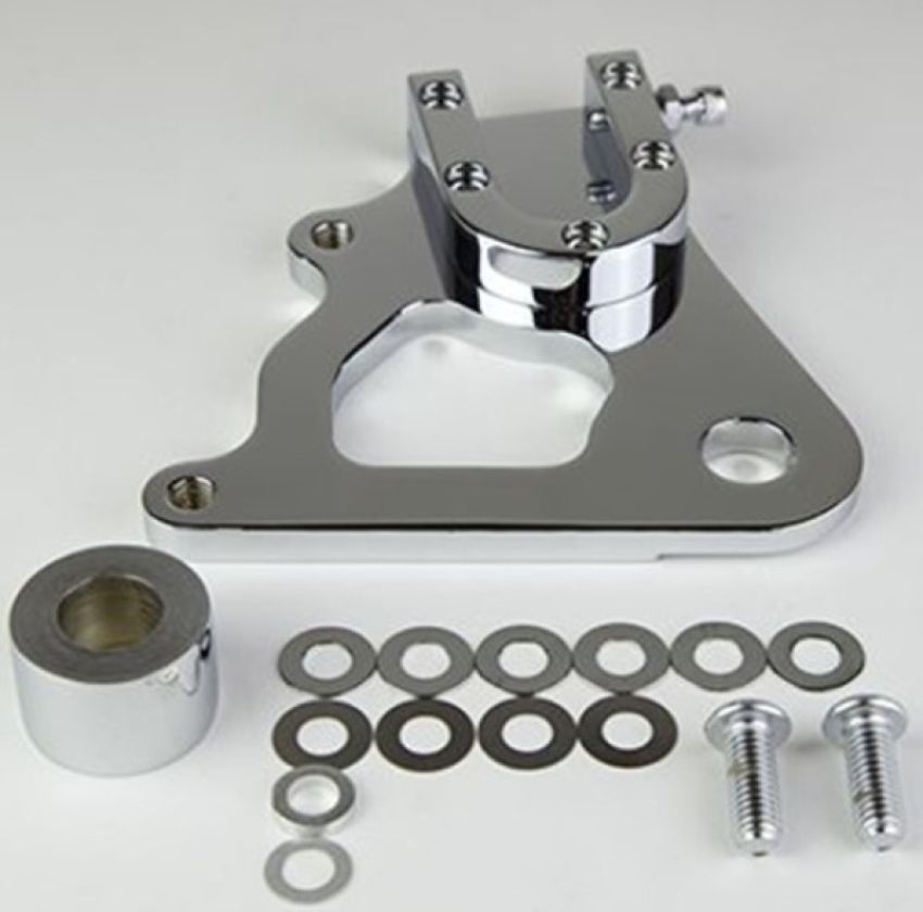 Wilwood 250-8034 Caliper Mounting Kit Chrome w/Bracket GP310 1984-99 Dyna