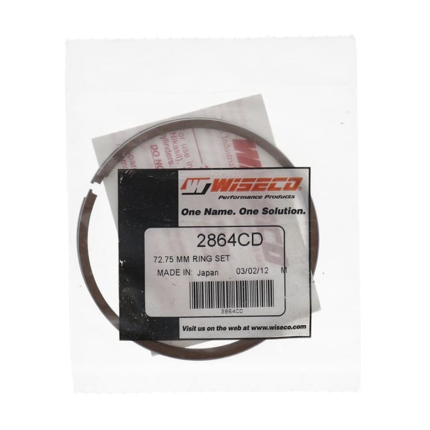 Wiseco 2864CD Wiseco Piston Ring Set, 2 Cycle, 72.75 MM Bore