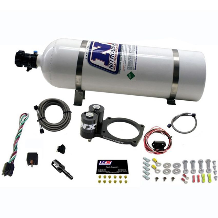 Nitrous Express 20943-15 Dodge Hellcat Nitrous Plate System w/ 15lb bottle