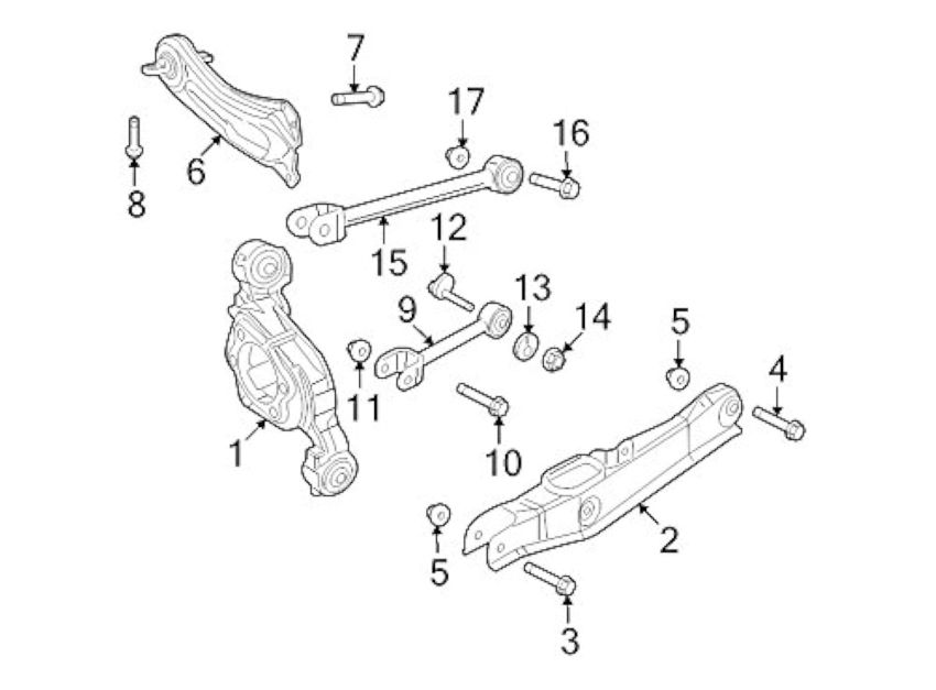 Chrysler, HEX FLANGE HEAD BOLT, 6104242AA