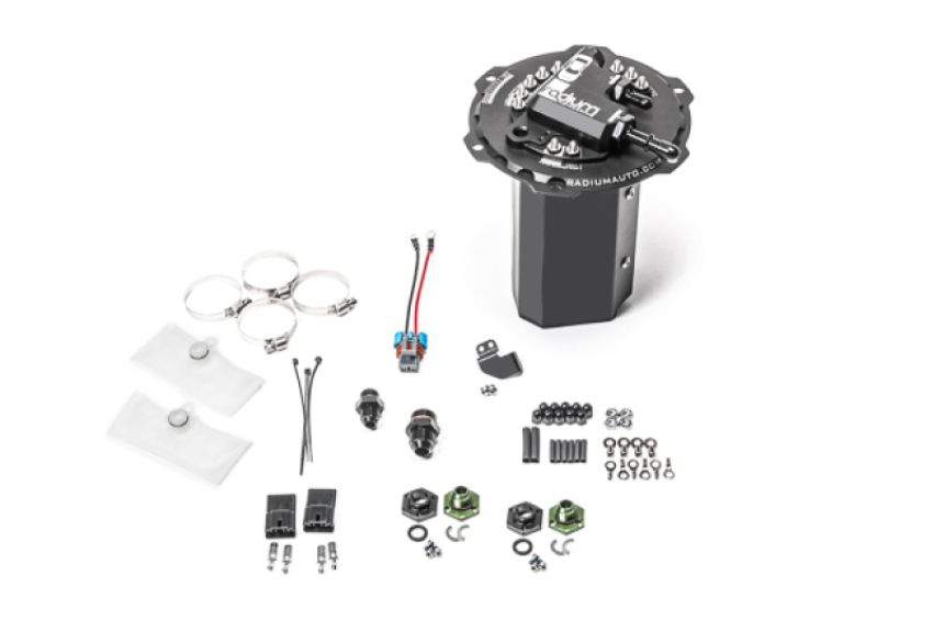 Radium Engineering 20-1642 FUEL HANGER, EVO X, PUMPS NOT INCLUDED, WALBRO F90000274/285