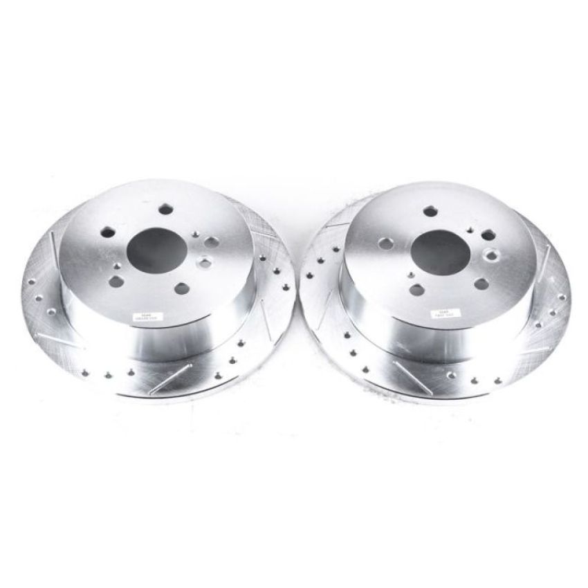 PowerStop JBR1372XPR PowerStop Evolution Performance Drilled, Slotted & Plated Brake Rotor Pair