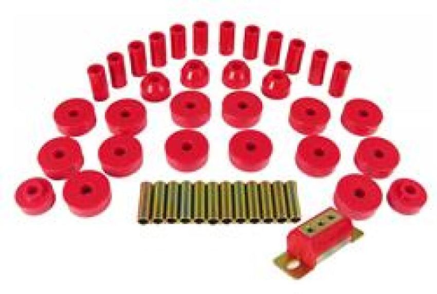 Prothane 1-2013 74-75 Jeep CJ5 Total Kit - Red