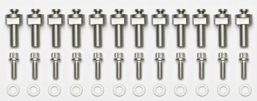 Wilwood 230-12759 Rotor Bolt Kit - Dynamic C/SiC Rotr with Bobbins - 12 Pack