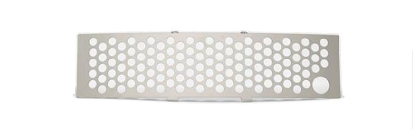 Putco 84182FP 11-14 Ford F-150 - EcoBoost Bumper Grille Insert - SS Punch Design - w/ Heater Plug Opening