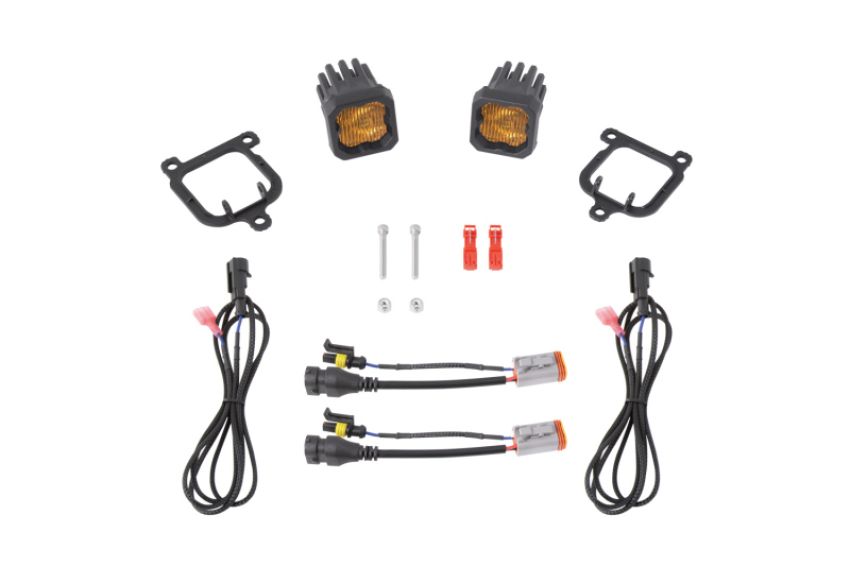 Diode Dynamics DD7175 SSC1 Type FBS LED Fog Light Kit - Yellow SAE Fog
