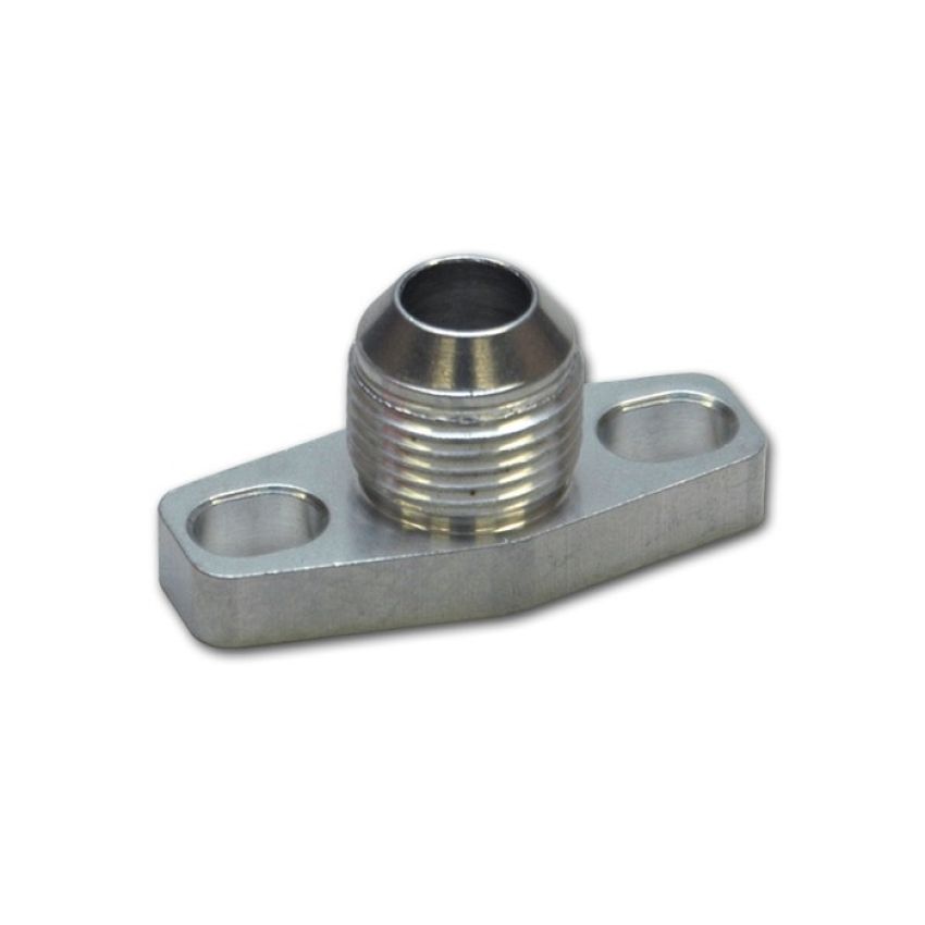 Vibrant Performance 2893 Oil Drain Flange w/ integrated -10AN Fitting (for GT15-GT35 Turbos)