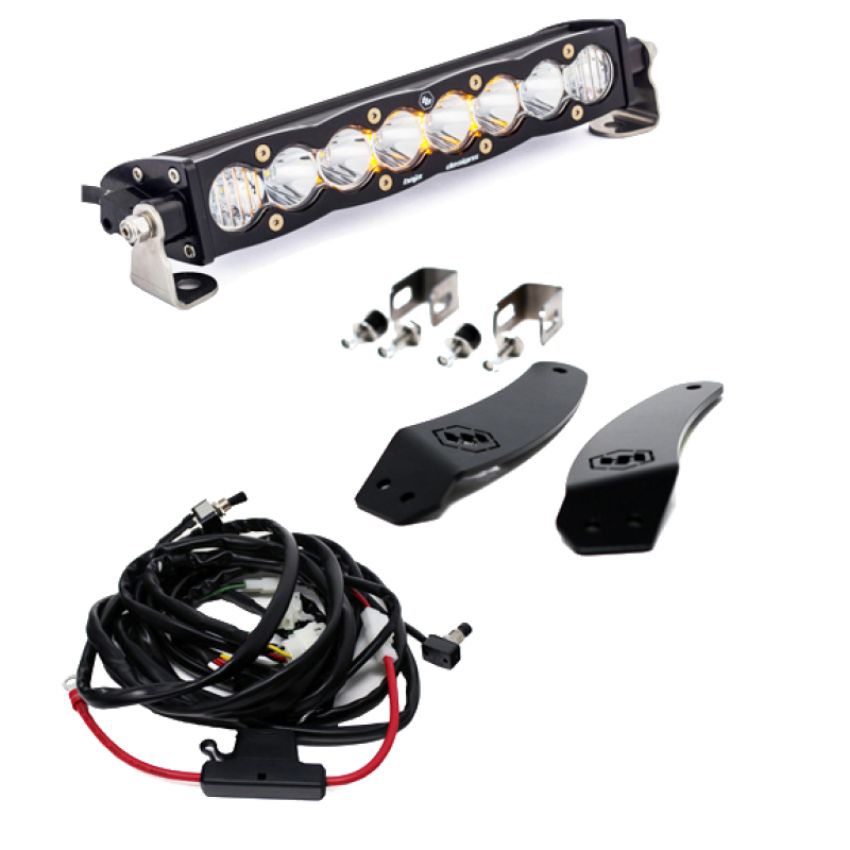Baja Designs 447138 S8 10 Inch Grille Mount Light Bar Kit