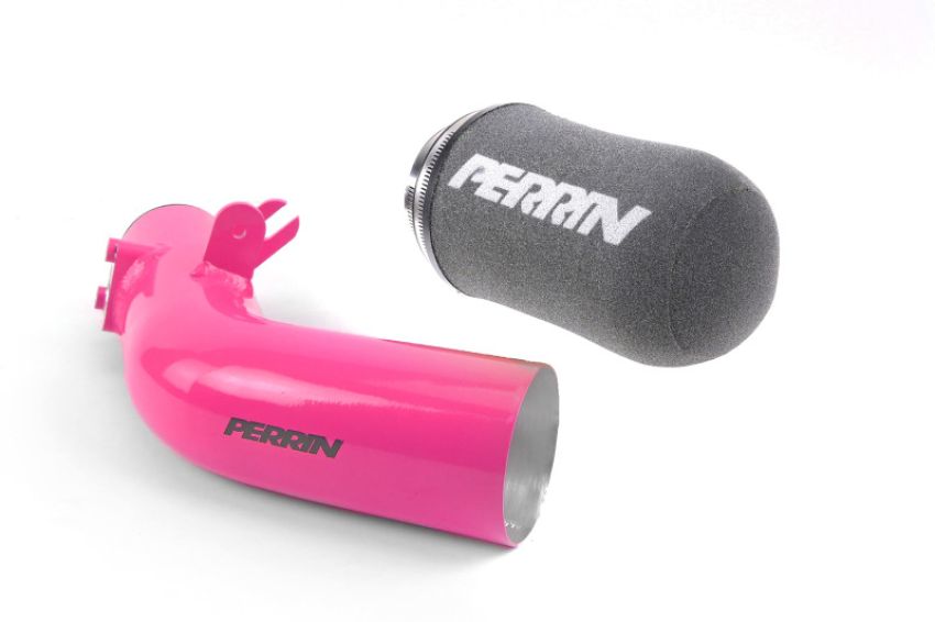 Perrin Performance PSP-INT-323HP Perrin 16-17 Subaru WRX STI Cold Air Intake - Hyper Pink