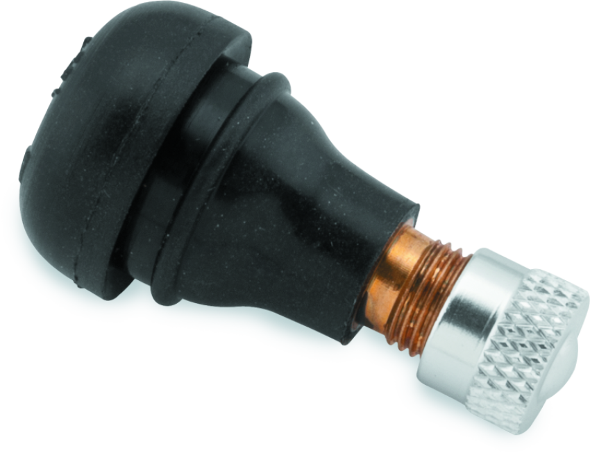 BikeMaster 152185 Valve Stem 15mm Rubber Pair