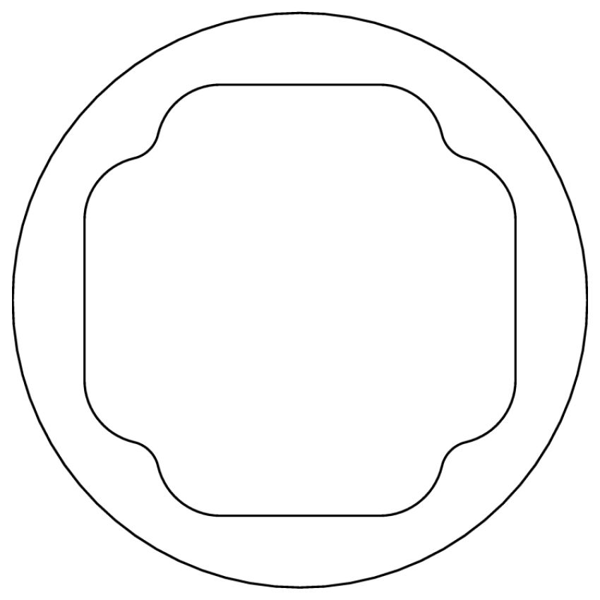 Cometic Gasket C15132 Cometic Ford 8BA/8CM Flathead V8 .060in Fiber Oil Pump Relief Nut Gasket - 1948-1953