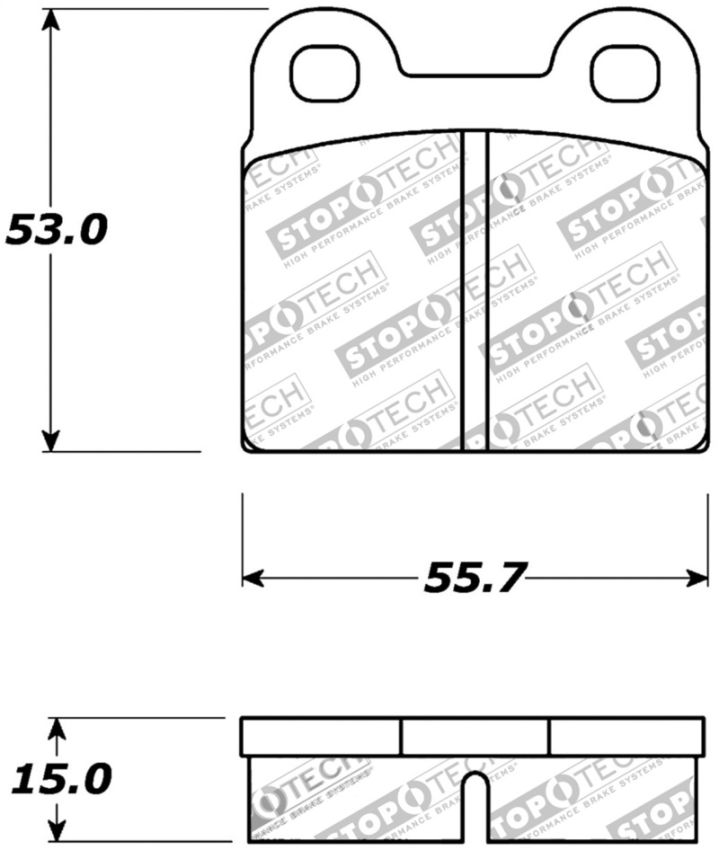 Stoptech 308.00300 Street Touring Brake Pads