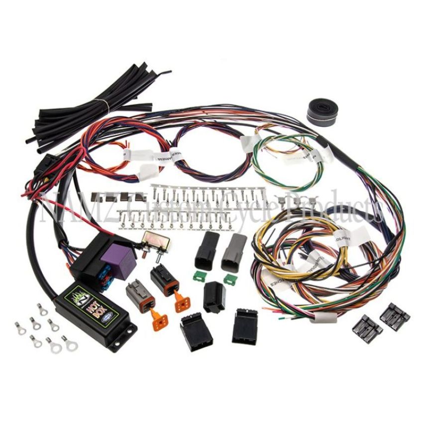 NAMZ NCBH-01-B 2017 Ver-1 Complete Bike Harness w/Starter Relay & 3-Circuits & Self Canceling Turn Sig Module