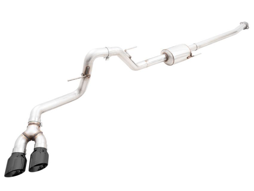 AWE Tuning 3015-23059 AWE 0FG 21+ Ford F150 Dual Side Exit Cat-Back Exhaust - 4.5in Diamond Black Tips