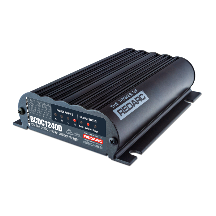 REDARC BCDC1240D DC-DC Charger 12V 40A In-Vehicle DC-DC Battery Charger