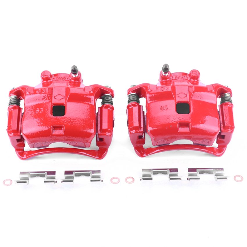 PowerStop S2618 Red Powder Coated Calipers
