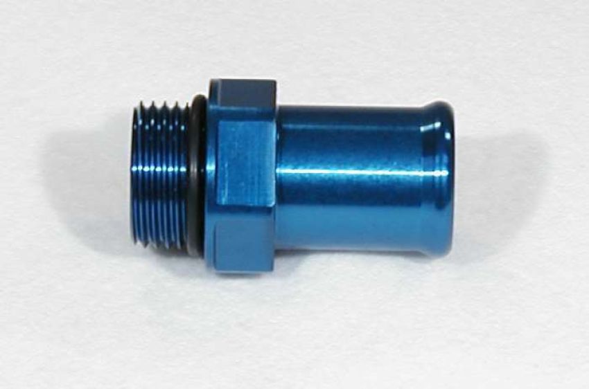 MEZIERE MEZWP12100B 1in. Radiator Hose Fitting- Blue