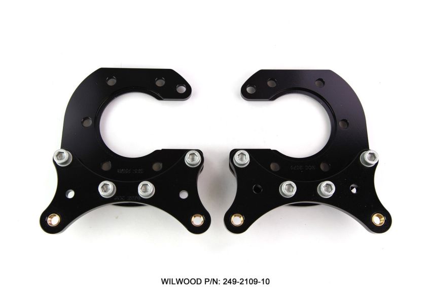 Wilwood 249-2109/10 Brackets (2) - P/S Rear - New Style Big Ford 2.50in Offset
