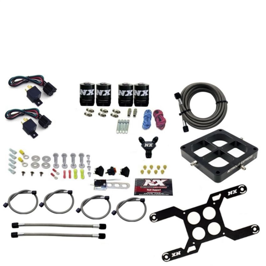Nitrous Express 66047-00 DOMINATOR DUAL STAGE BILLIT CROSSBAR, (50-300 & 100-500HP) LESS BOTTLE