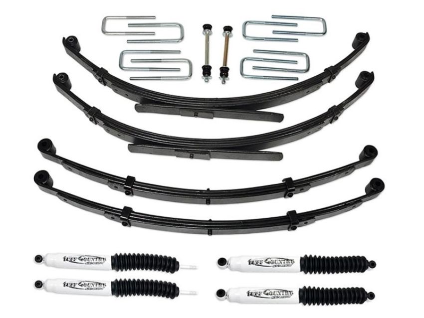 Tuff Country 53701KN 79-85 Toyota Truck 4x4 3.5in Lift Kit with Rear Leaf Springs (SX8000 Shocks)