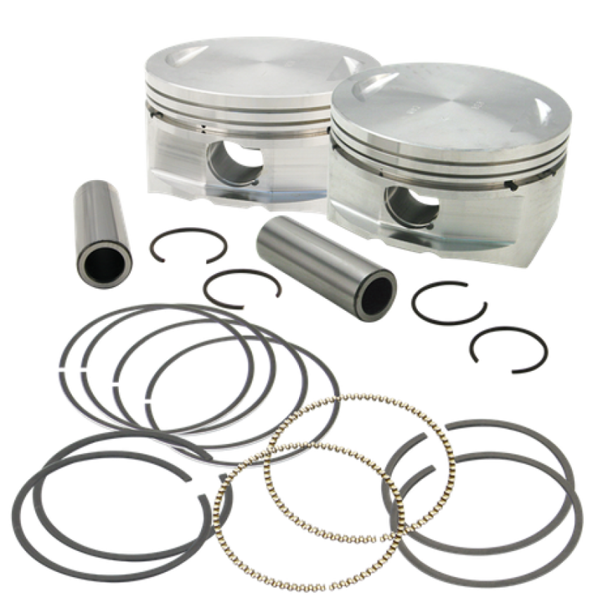 S&S Cycle 106-4414 99-06 BT 3.927in +.010in Bore 97in Big Bore Forged Pistons