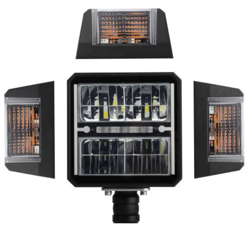 Oracle Lighting 2914-001 Multifunction LED Plow Headlight with Heated Lens