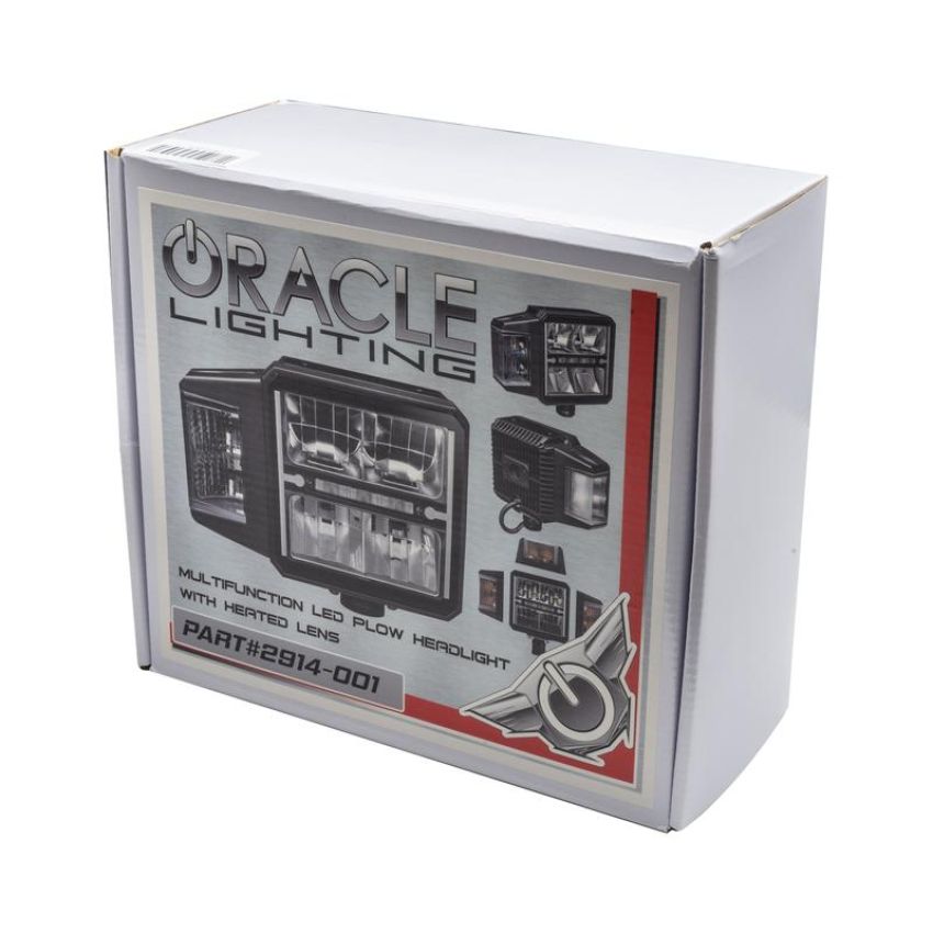 Oracle Lighting 2914-001 Multifunction LED Plow Headlight with Heated Lens
