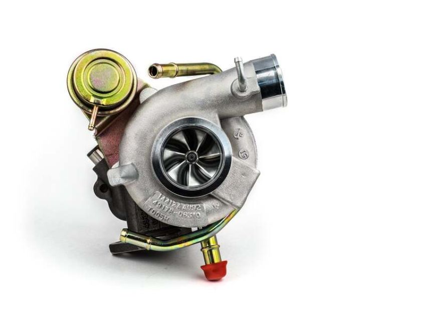 Forced Performance 2025050-0502010 Subaru STi/WRX Blue Turbo 58mm Black Housing Internal WG w/Oil Line (D/S Only)