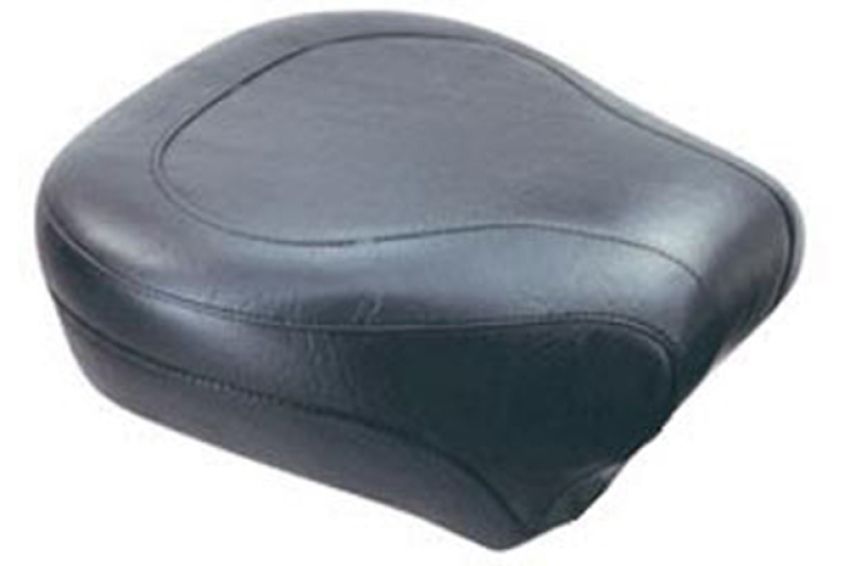 Mustang Motorcycle 76182 Mustang 00-15 Harley Softail Standard Rear Tire Wide Touring Passenger Seat - Black