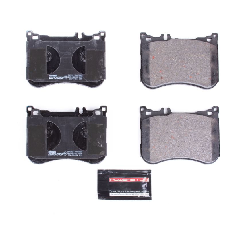 PowerStop ESP2121 EuroStop ECE-R90 Certified Brake Pad Set