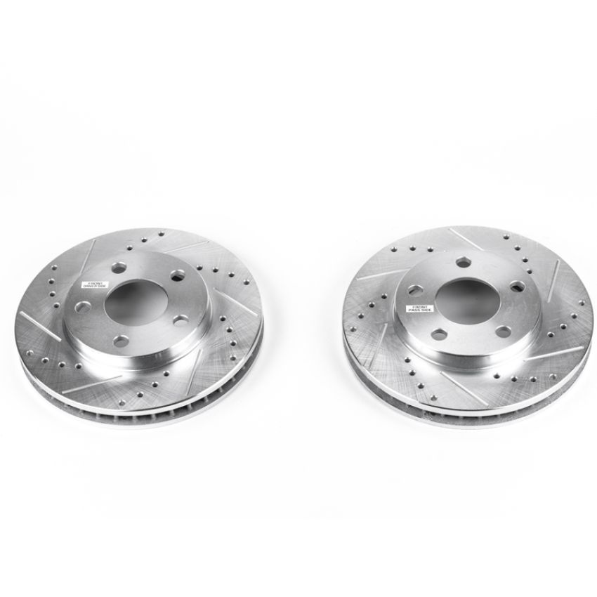 PowerStop AR8250XPR PowerStop Evolution Performance Drilled, Slotted & Plated Brake Rotor Pair