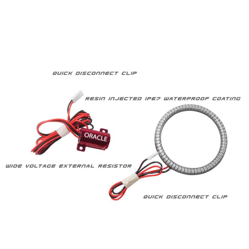 Oracle Lighting 2931-005 LED Waterproof Turn Signal Halo Kit, Amber