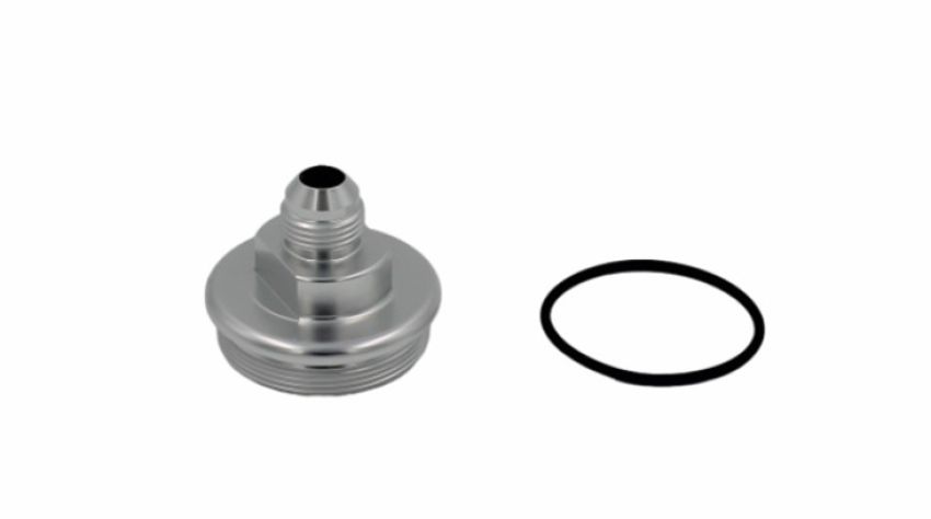 Fuelab 108020102-2 Replacement Filter Cap -8AN Inlet - Clear