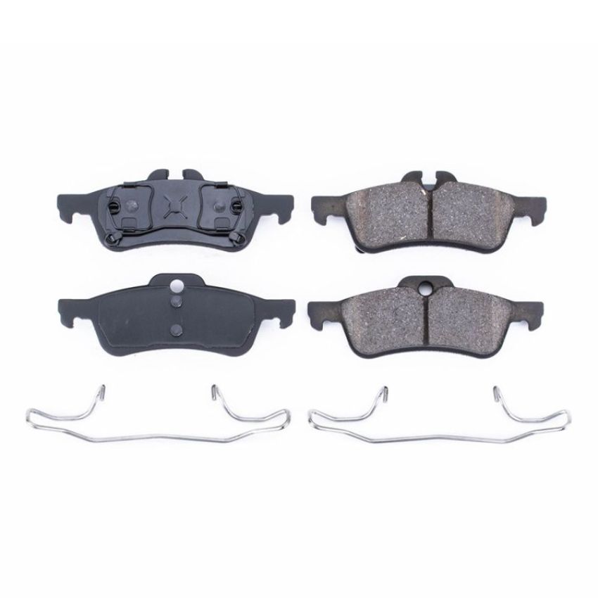 PowerStop 17-1060 PowerStop - Z17 Low-Dust Ceramic Brake Pads with Hardware