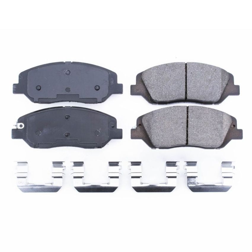 PowerStop 17-1917 PowerStop - Z17 Low-Dust Ceramic Brake Pads with Hardware