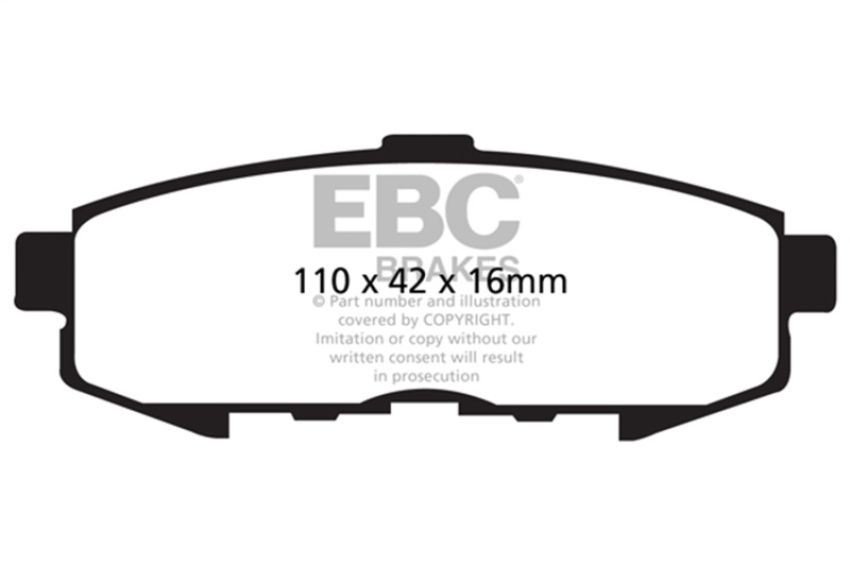 EBC Brakes UD1073 Ultimax OEM Replacement Brake Pads