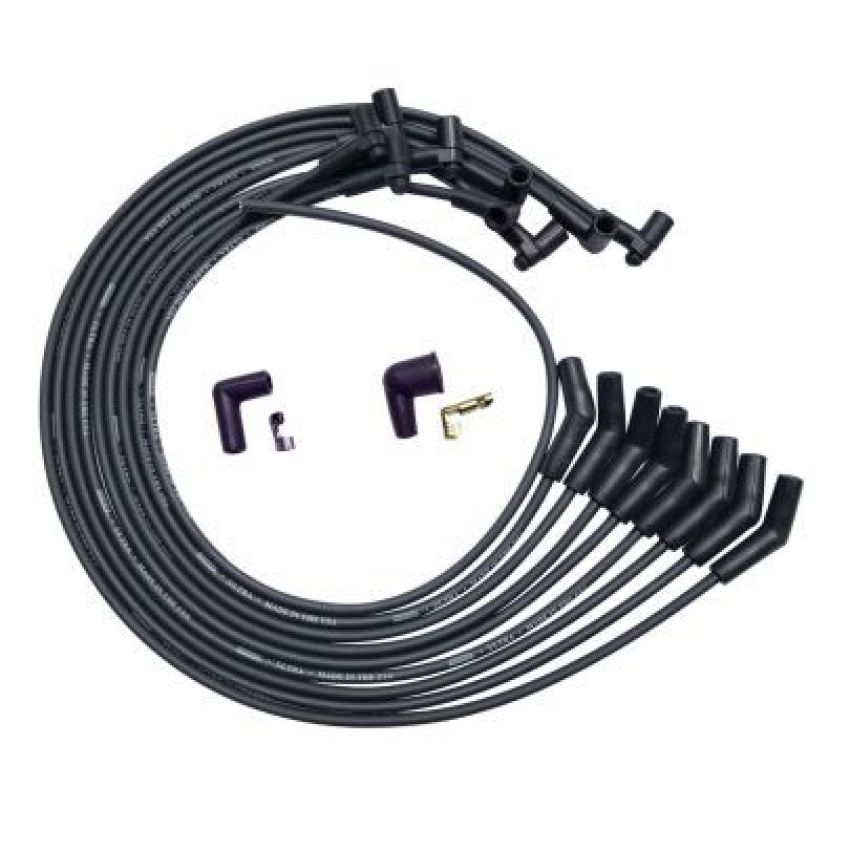 MOROSO MOR51045 Ultra Plug Wire Set BBC Under V/C Black