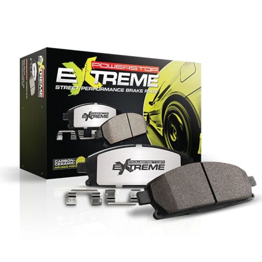 PowerStop Z26-2514 PowerStop - Z26 Performance Carbon-Fiber Ceramic Brake Pads with Hardware Kit